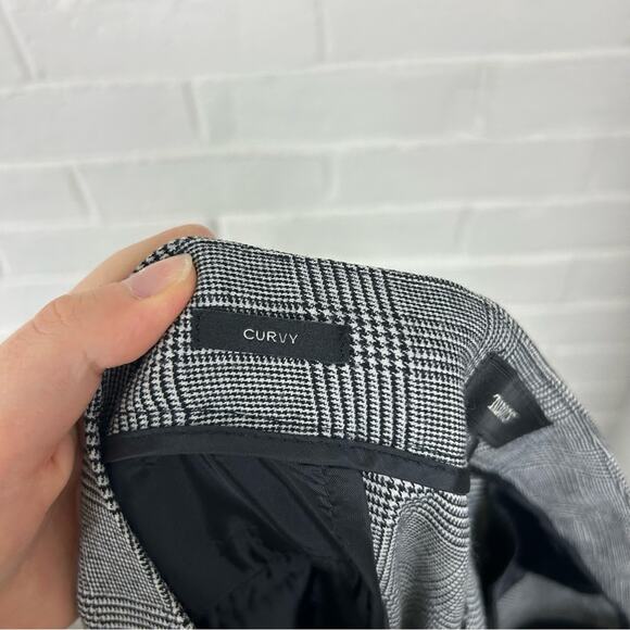 Talbots Herringbone Houndstooth Curvy Fit Wool Blend Trouser Pants Size 12 - Picture 4 of 12